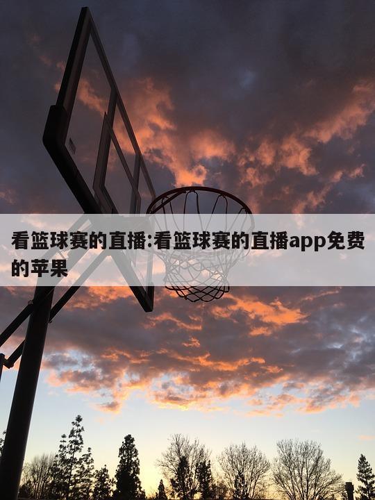 看篮球赛的直播:看篮球赛的直播app免费的苹果